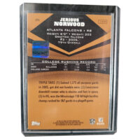 Jerious Norwood Autographed Relic Card - Image 2