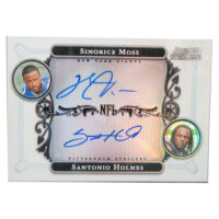Sinorice Moss & Santonio Holmes Autographed Card