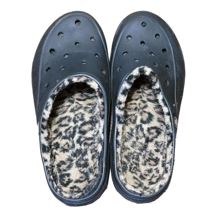 Leopard Print Crocs
